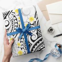 Plumeria With White Polynesian Tattoo Pattern Wrapping Paper LT05 - Polynesian Pride