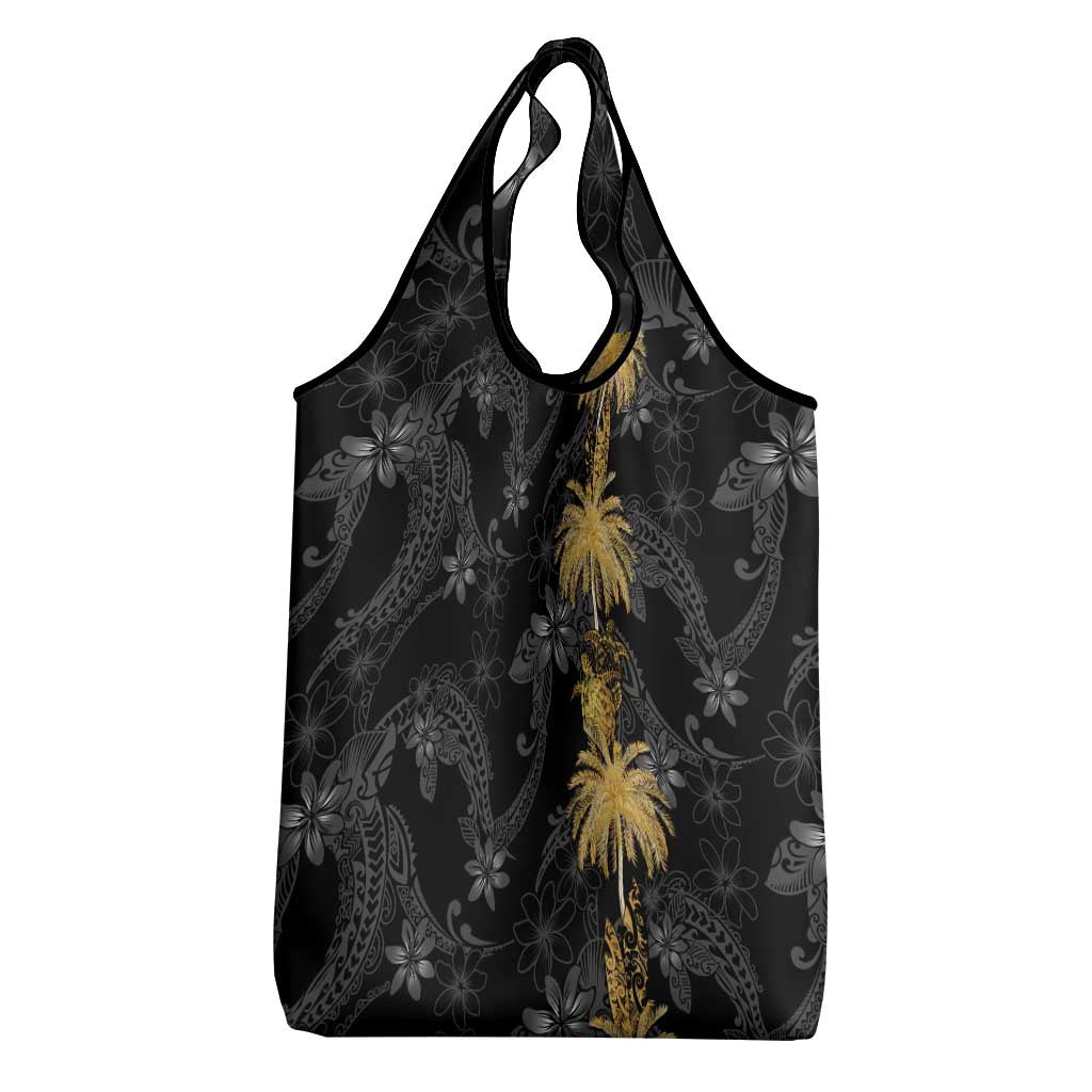 Hawaiian Honu And Surfboards Grocery Bag Gold Style LT05 - Polynesian Pride