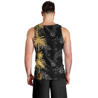 Hawaiian Honu And Surfboards Men Tank Top Gold Style LT05 - Polynesian Pride