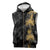 Hawaiian Honu And Surfboards Sleeveless Zip Hoodie Gold Style - Polynesian Pride