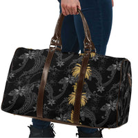 Hawaiian Honu And Surfboards Travel Bag Gold Style - Polynesian Pride
