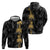 Hawaiian Honu And Surfboards Zip Hoodie Gold Style - Polynesian Pride