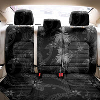 Hawaiian Honu And Surfboards Back Car Seat Cover Silver Style - Polynesian Pride