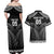 Custom New Zealand Maori Tiki Rugby Couples Matching Off Shoulder Maxi Dress and Hawaiian Shirt Go Aotearoa Maori Pattern