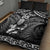 Custom New Zealand Maori Tiki Rugby Quilt Bed Set Go Aotearoa Maori Pattern