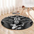 Custom New Zealand Maori Tiki Rugby Round Carpet Go Aotearoa Maori Pattern