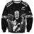 Custom New Zealand Maori Tiki Rugby Sweatshirt Go Aotearoa Maori Pattern