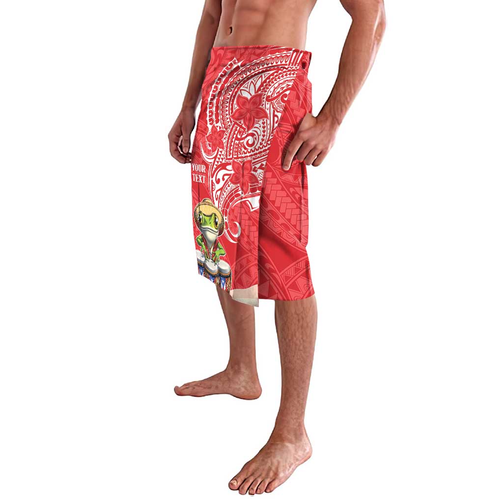Personalized Puerto Rico Lavalava Coqui Frog With Polynesian Pattern - Polynesian Pride