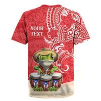 Personalized Puerto Rico Rugby Jersey Coqui Frog With Polynesian Pattern LT05 - Polynesian Pride