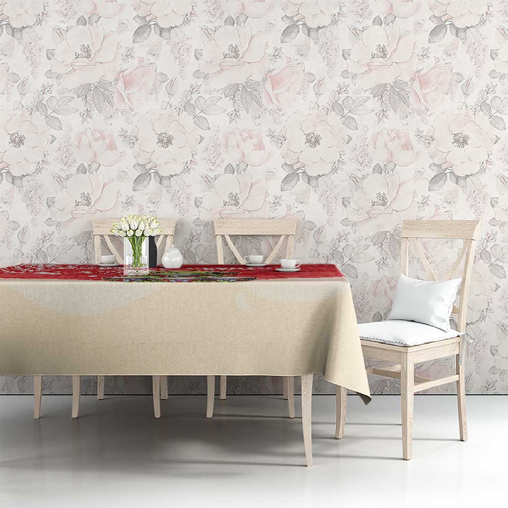Puerto Rico Tablecloth Coqui Frog With Polynesian Pattern LT05 - Polynesian Pride