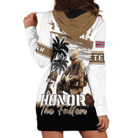 Hawaii Veterans Day Hoodie Dress Honor The Fallen Flag Grunge Style LT05 - Polynesian Pride