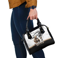 Hawaii Veterans Day Shoulder Handbag Honor The Fallen Flag Grunge Style