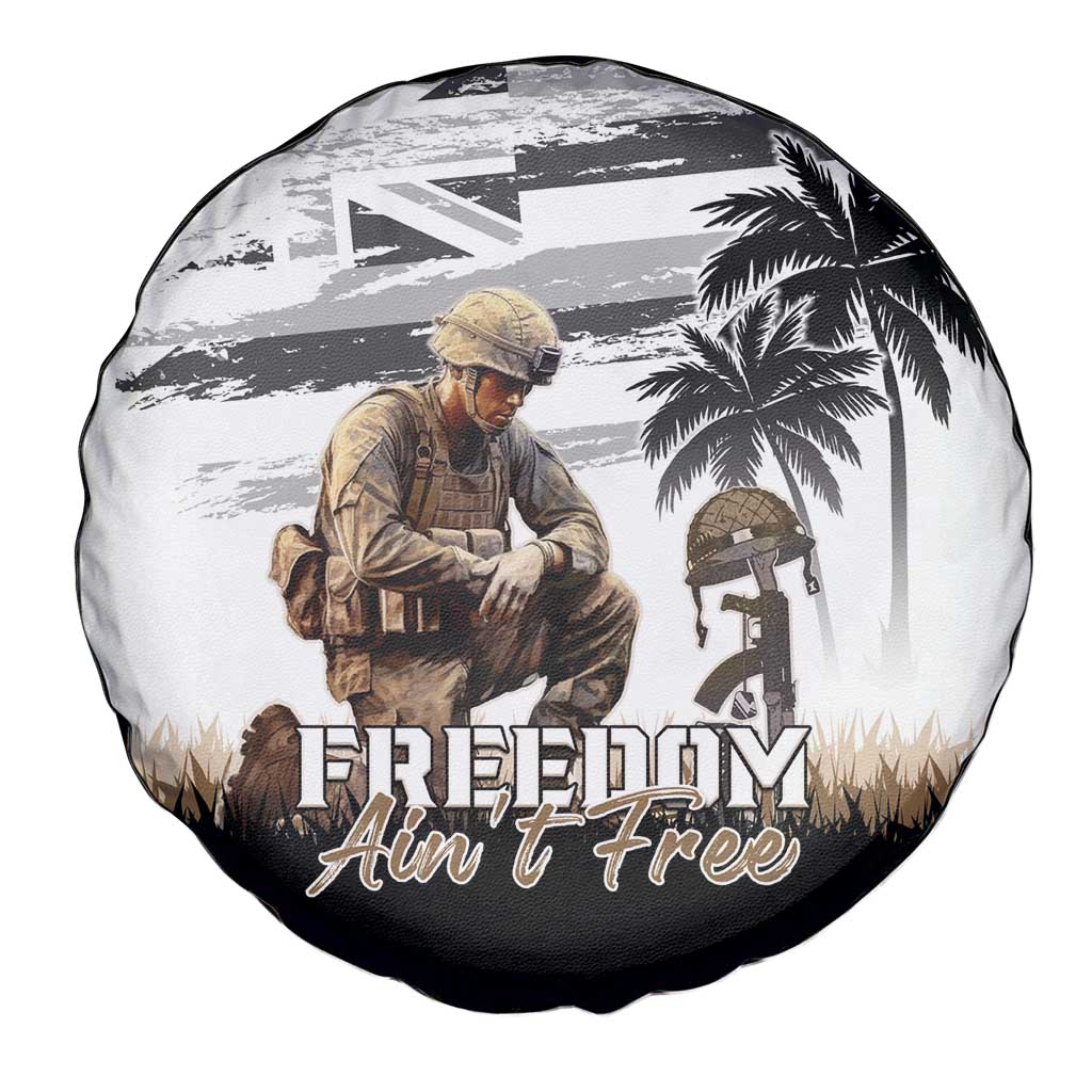 Hawaii Veterans Day Spare Tire Cover Honor The Fallen Flag Grunge Style LT05 - Polynesian Pride