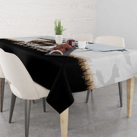 Hawaii Veterans Day Tablecloth Honor The Fallen Flag Grunge Style LT05 - Polynesian Pride
