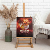 Hawaii Veterans Day Canvas Wall Art May We Never Forget Freedom Isn't Free LT05 - Polynesian Pride