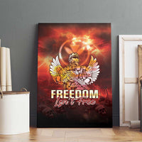 Hawaii Veterans Day Canvas Wall Art May We Never Forget Freedom Isn't Free LT05 - Polynesian Pride