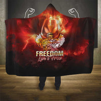 Hawaii Veterans Day Hooded Blanket May We Never Forget Freedom Isn't Free LT05 - Polynesian Pride