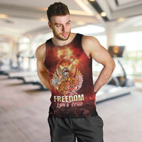 Hawaii Veterans Day Men Tank Top May We Never Forget Freedom Isn't Free LT05 Red - Polynesian Pride