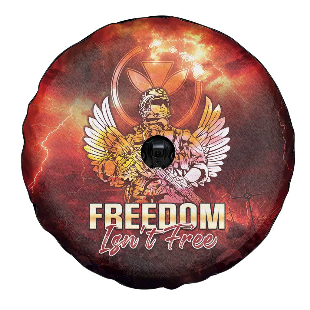 Hawaii Veterans Day Spare Tire Cover May We Never Forget Freedom Isn't Free LT05 - Polynesian Pride