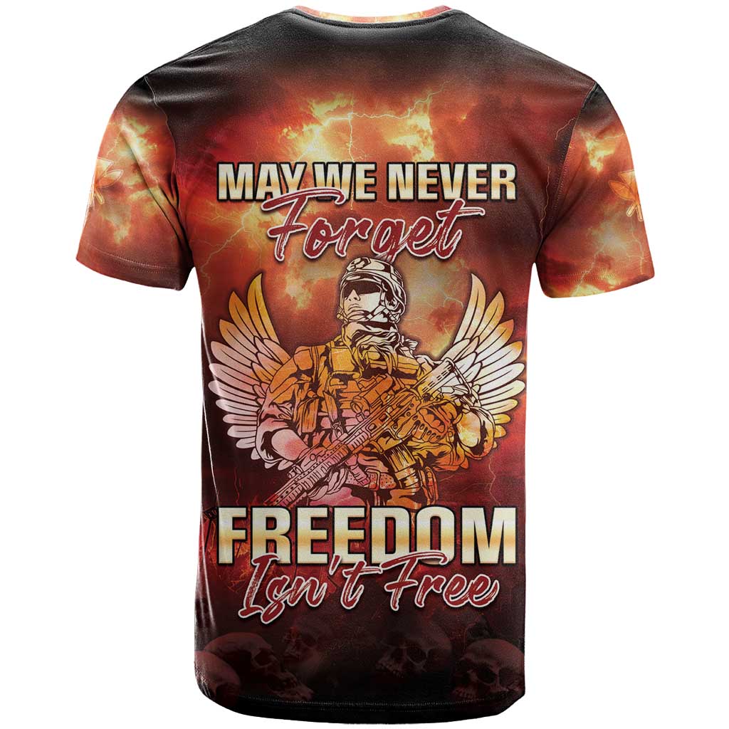 Hawaii Veterans Day T Shirt May We Never Forget Freedom Isn't Free