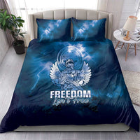 Federated States of Micronesia Veterans Day Bedding Set May We Never Forget Freedom Isn't Free