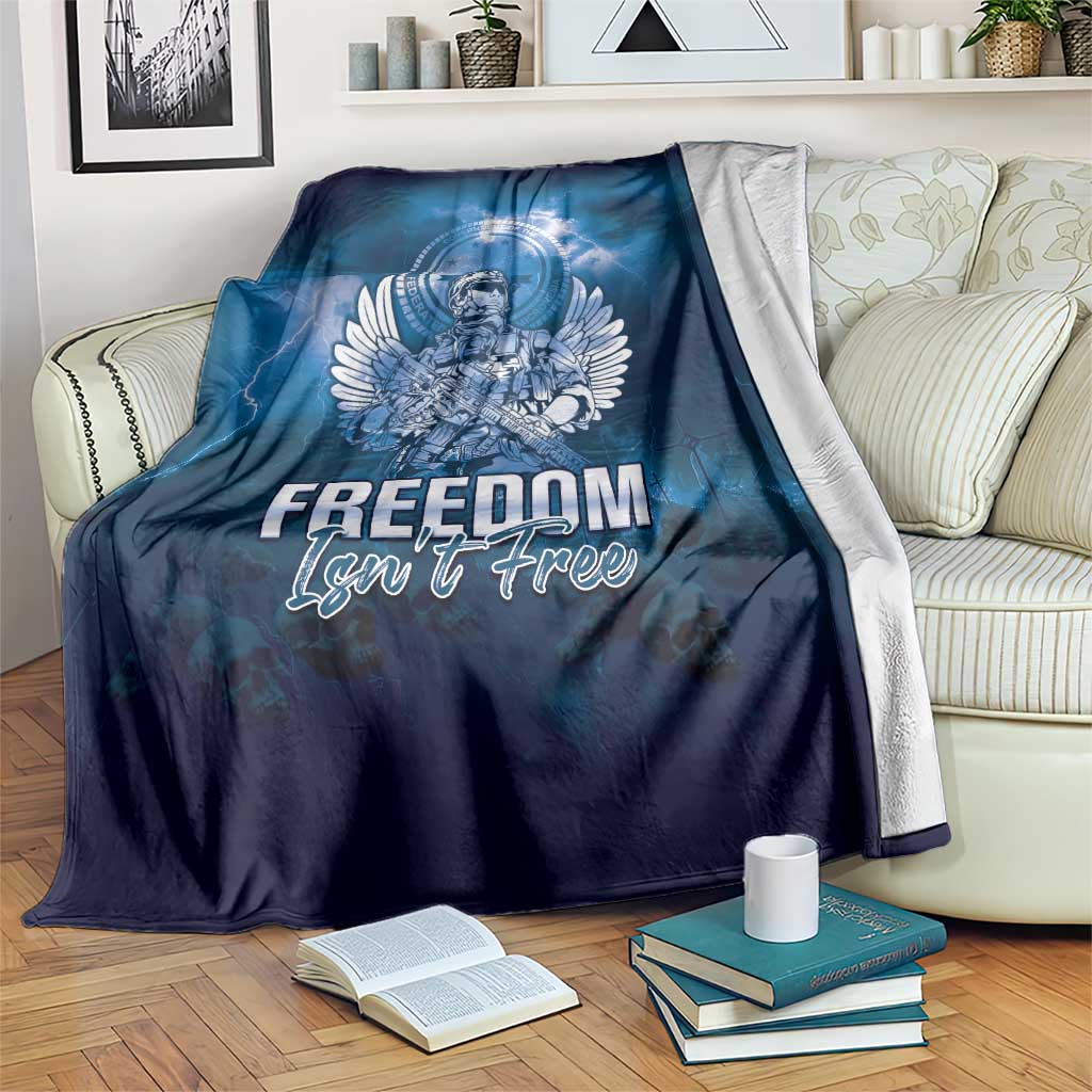 Federated States of Micronesia Veterans Day Blanket May We Never Forget Freedom Isn't Free