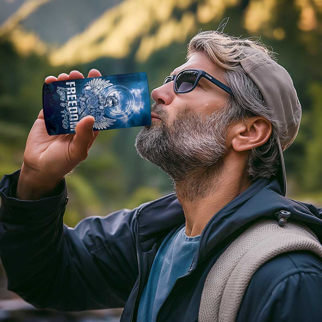 Federated States of Micronesia Veterans Day 4 in 1 Can Cooler Tumbler May We Never Forget Freedom Isn't Free