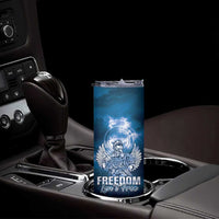 Federated States of Micronesia Veterans Day Skinny Tumbler May We Never Forget Freedom Isn't Free