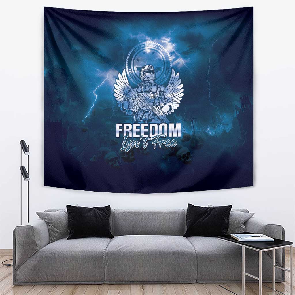 Federated States of Micronesia Veterans Day Tapestry May We Never Forget Freedom Isn't Free