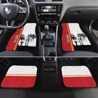 French Polynesia Armistice Day Car Mats Lest We Forget Flag Style LT05 Set 4pcs Red - Polynesian Pride