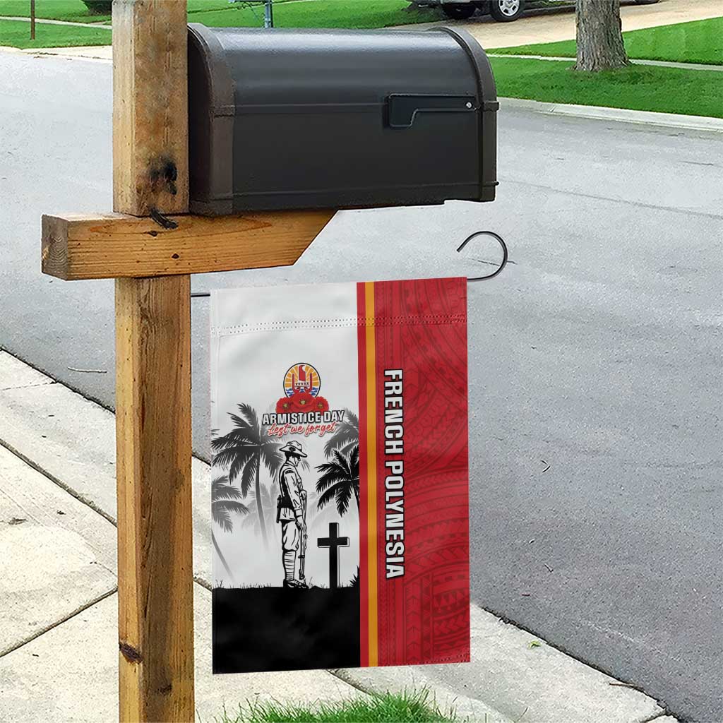 French Polynesia Armistice Day Garden Flag Lest We Forget Flag Style LT05 - Polynesian Pride