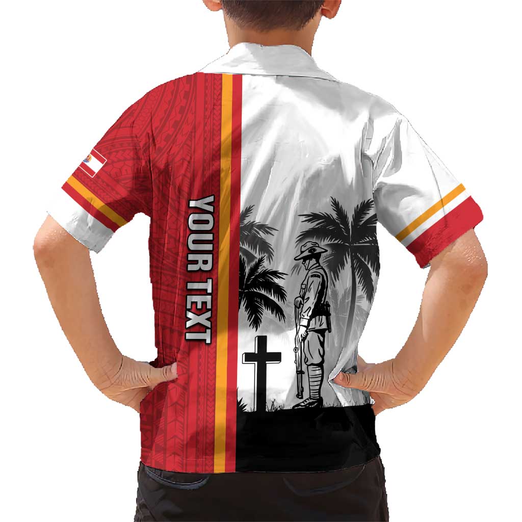 French Polynesia Armistice Day Hawaiian Shirt Lest We Forget Flag Style LT05 - Polynesian Pride