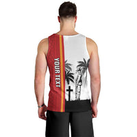 French Polynesia Armistice Day Men Tank Top Lest We Forget Flag Style LT05 - Polynesian Pride