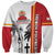 French Polynesia Armistice Day Sweatshirt Lest We Forget Flag Style