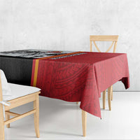 French Polynesia Armistice Day Tablecloth Lest We Forget Flag Style LT05 - Polynesian Pride