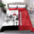 Wallis and Futuna Armistice Day Bedding Set Lest We Forget Flag Style