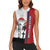 Wallis and Futuna Armistice Day Women Sleeveless Polo Shirt Lest We Forget Flag Style