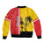 Marquesas Islands Armistice Day Bomber Jacket Lest We Forget Flag Style