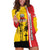 Marquesas Islands Armistice Day Hoodie Dress Lest We Forget Flag Style