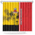 Marquesas Islands Armistice Day Shower Curtain Lest We Forget Flag Style