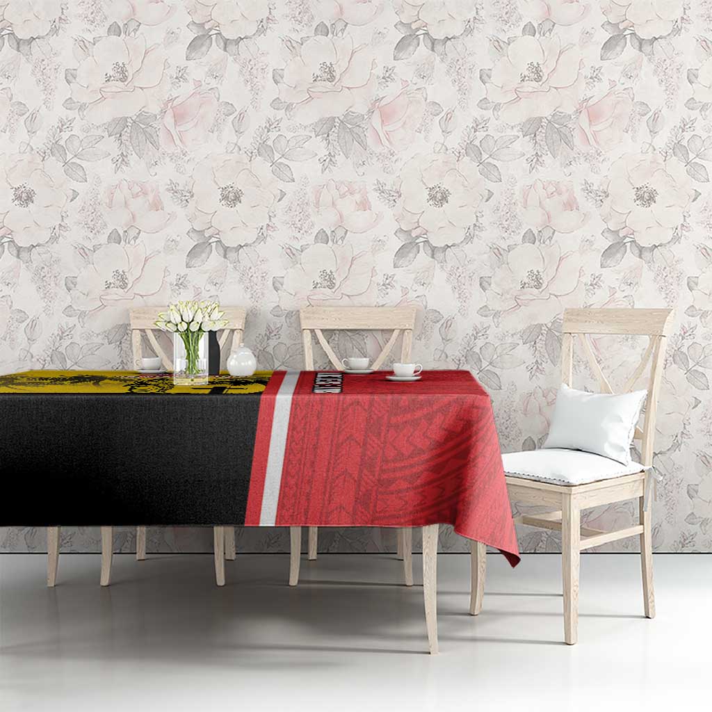 Marquesas Islands Armistice Day Tablecloth Lest We Forget Flag Style