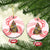 Happy Boxing Day Ceramic Ornament Polynesian Gift Boxes Christmas Tree LT05 Circle Red - Polynesian Pride