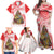 Personalized Happy Boxing Day Family Matching Off Shoulder Maxi Dress and Hawaiian Shirt Polynesian Gift Boxes Christmas Tree LT05 - Polynesian Pride