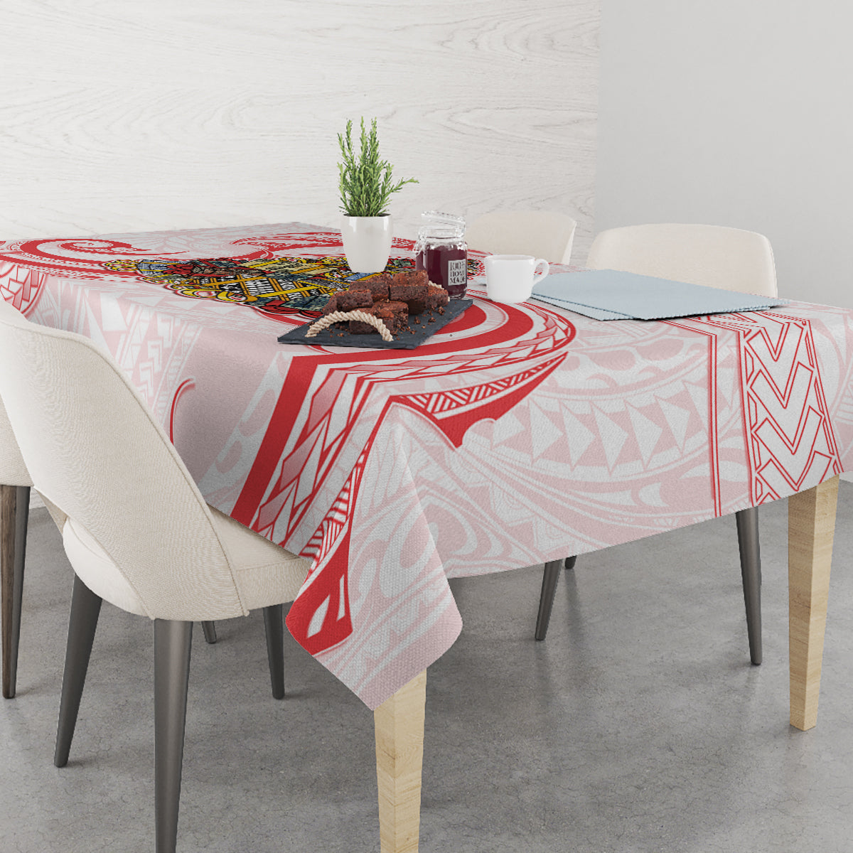 Happy Boxing Day Tablecloth Polynesian Gift Boxes Christmas Tree LT05 - Polynesian Pride