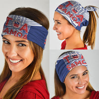 Rugby Toa Samoa Neck Gaiter Samoan Tatau Blue Version LT05 - Polynesian Pride