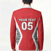 Custom 2026 Tonga Rugby XIII Blazer Sporty Style LT05 - Polynesian Pride
