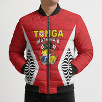 Custom 2026 Tonga Rugby XIII Bomber Puffer Jacket Sporty Style LT05 - Polynesian Pride