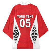 Custom 2026 Tonga Rugby XIII Kimono Sporty Style LT05 - Polynesian Pride