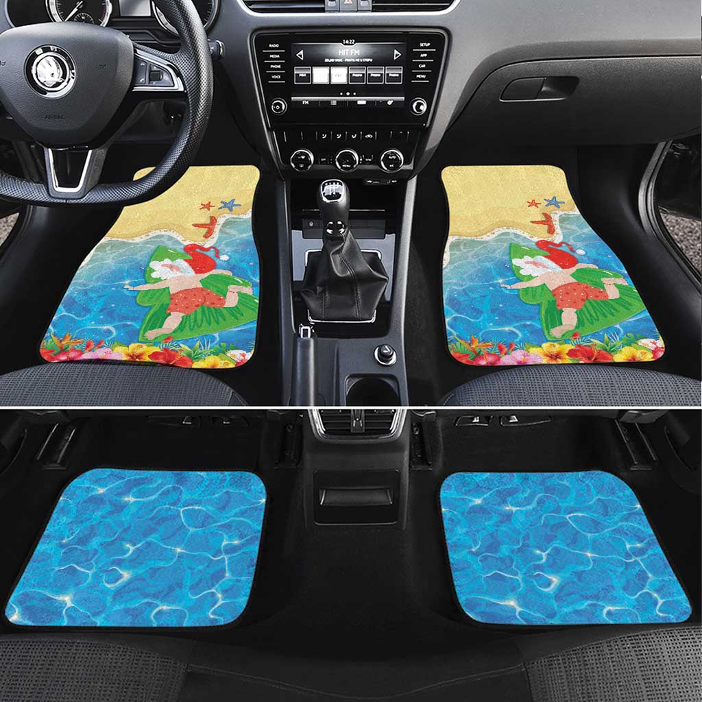 Christmas In Hawaii Car Mats Tis The Sea Sun