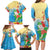 Christmas In Hawaii Family Matching Long Sleeve Bodycon Dress and Hawaiian Shirt Tis The Sea Sun